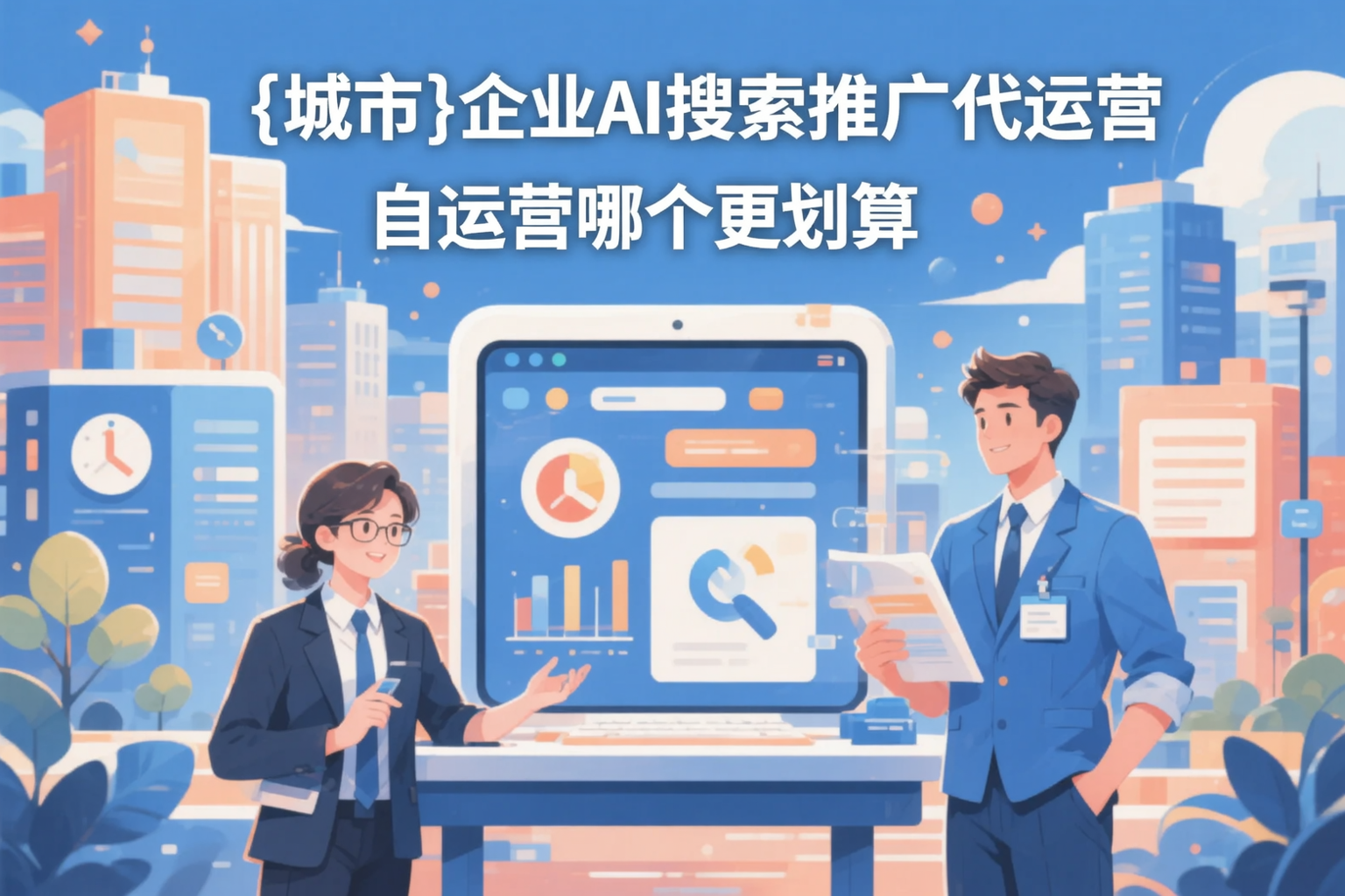 朝阳企业AI搜索推广代运营和自运营哪个更划算