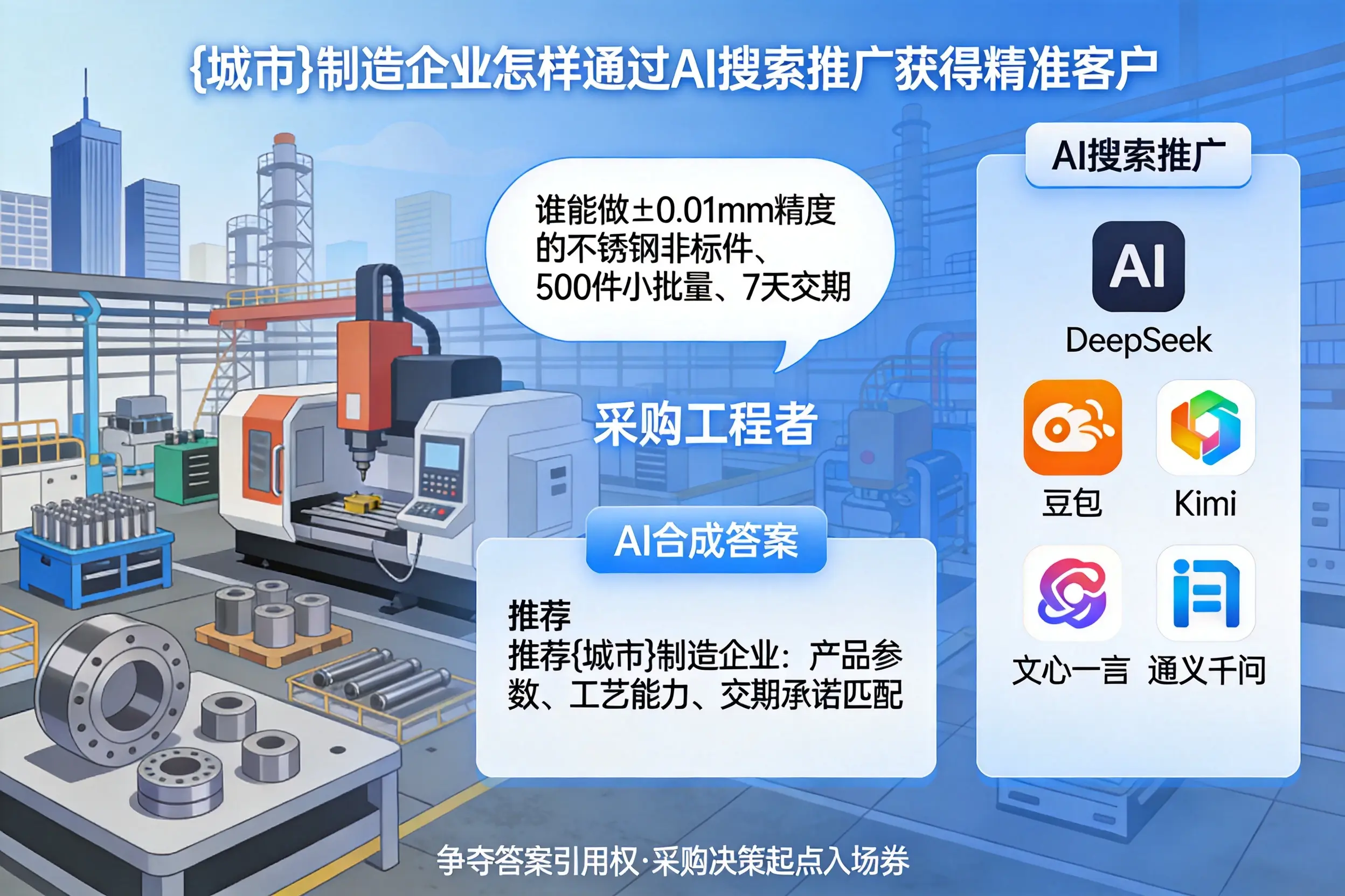 朝阳制造企业怎样通过AI搜索推广获得精准客户