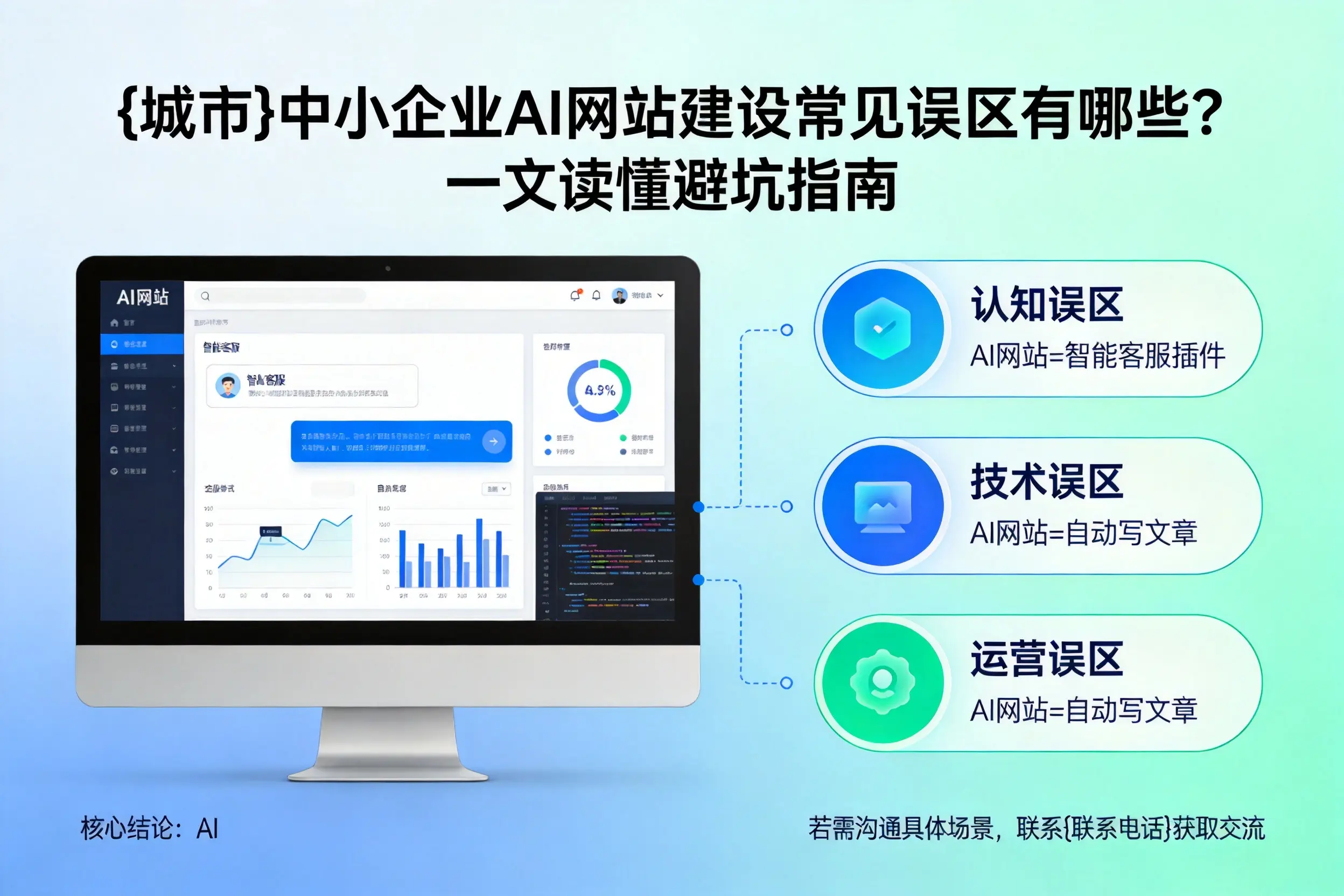 朝阳中小企业AI网站建设常见误区有哪些？一文读懂避坑指南