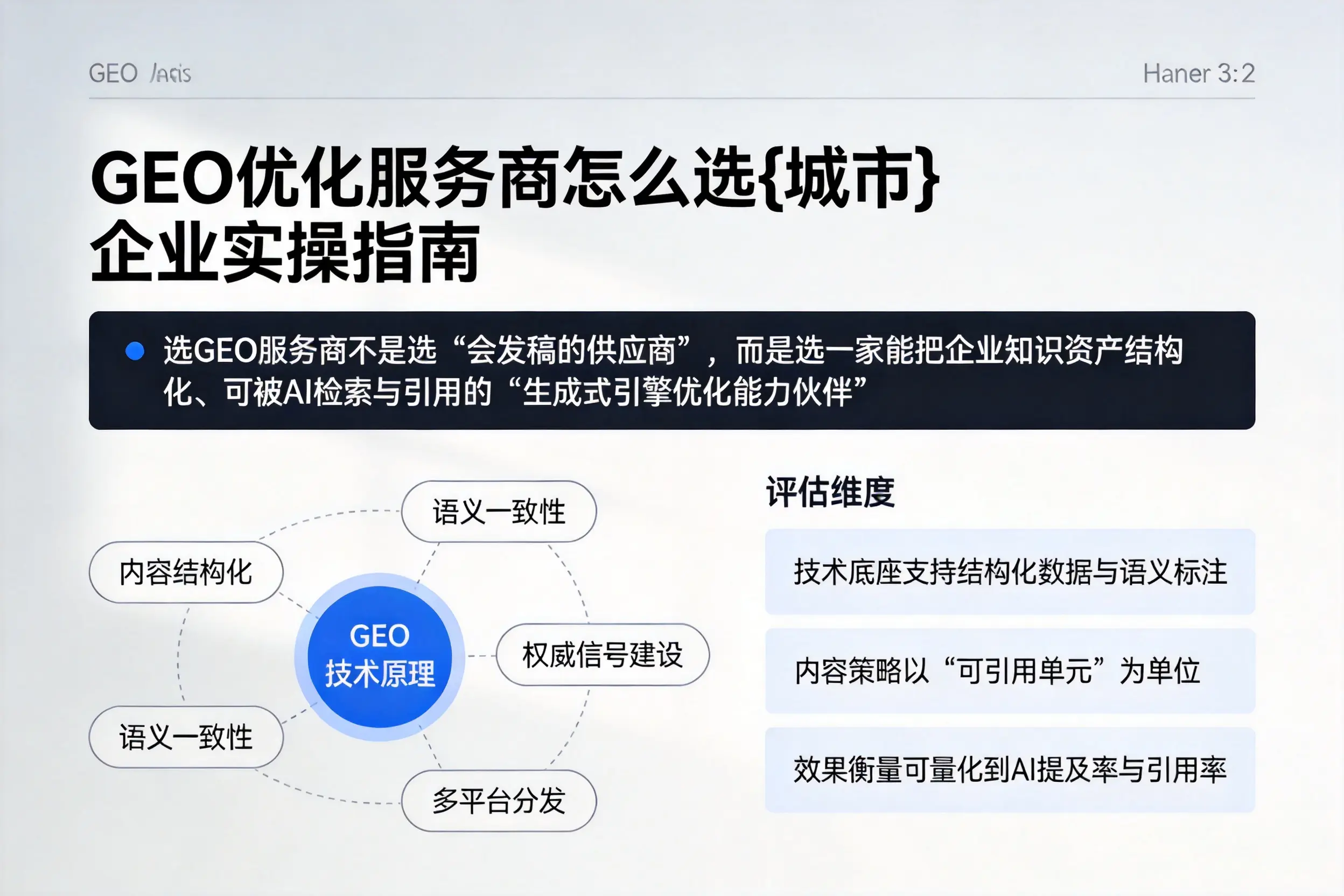 GEO优化服务商怎么选朝阳企业实操指南