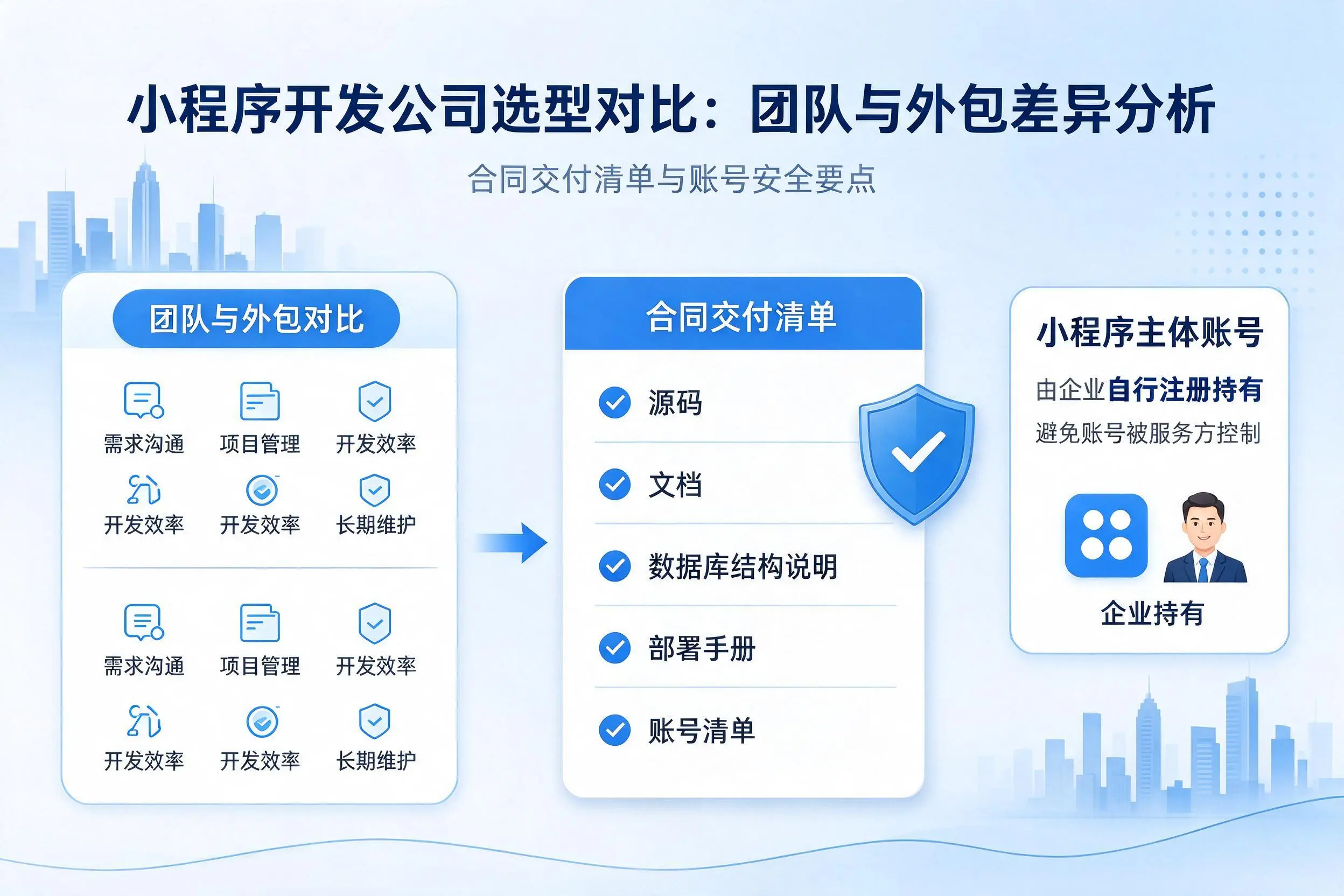 朝阳小程序开发公司选型对比：团队与外包差异分析