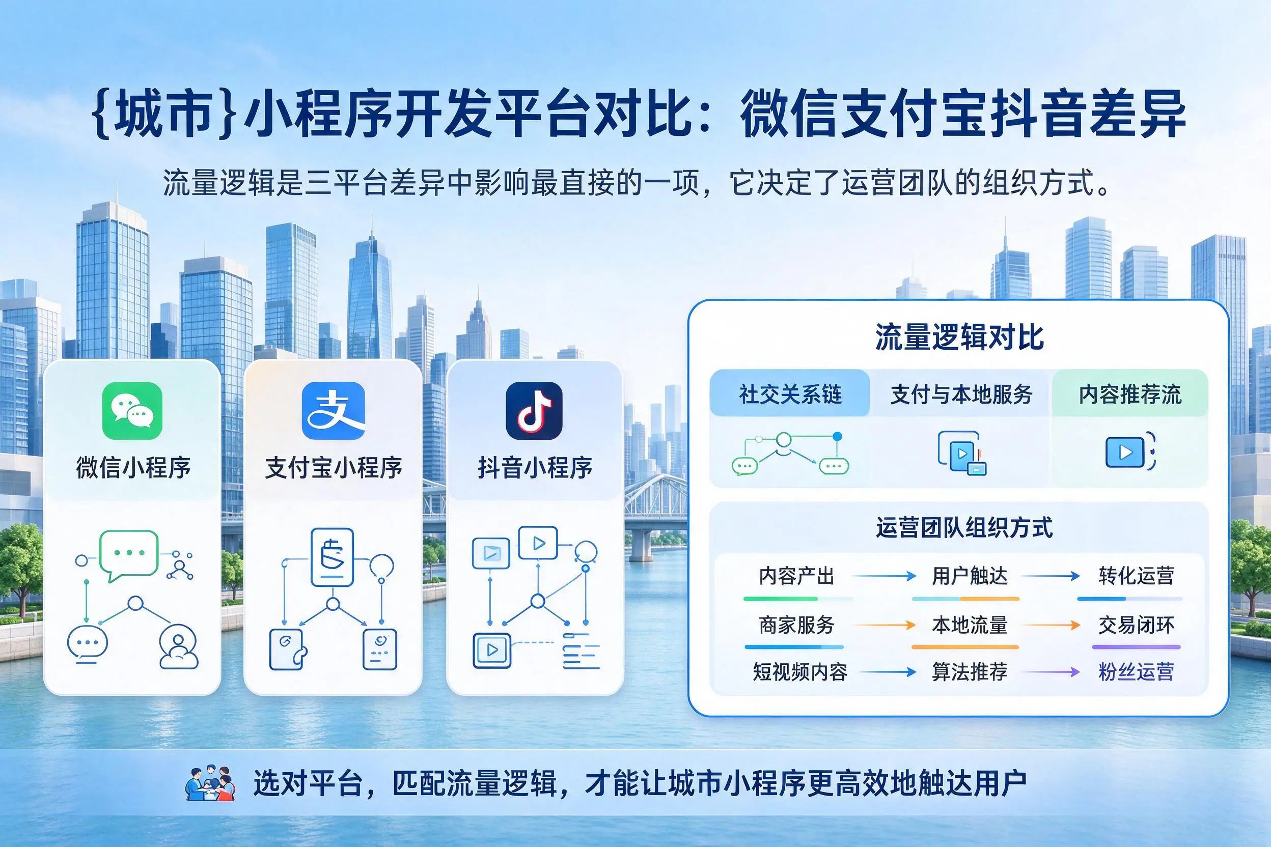 朝阳小程序开发平台对比:微信支付宝抖音差异